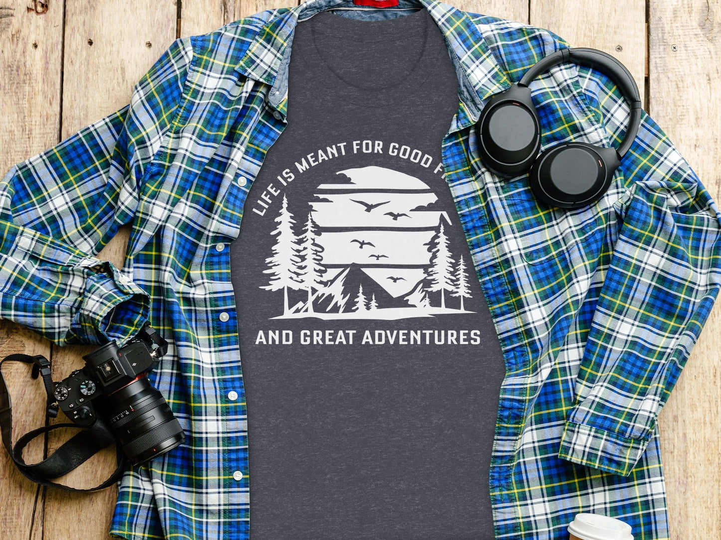 Life Meant For Good Friends Great Adventures Graphic T-Shirt