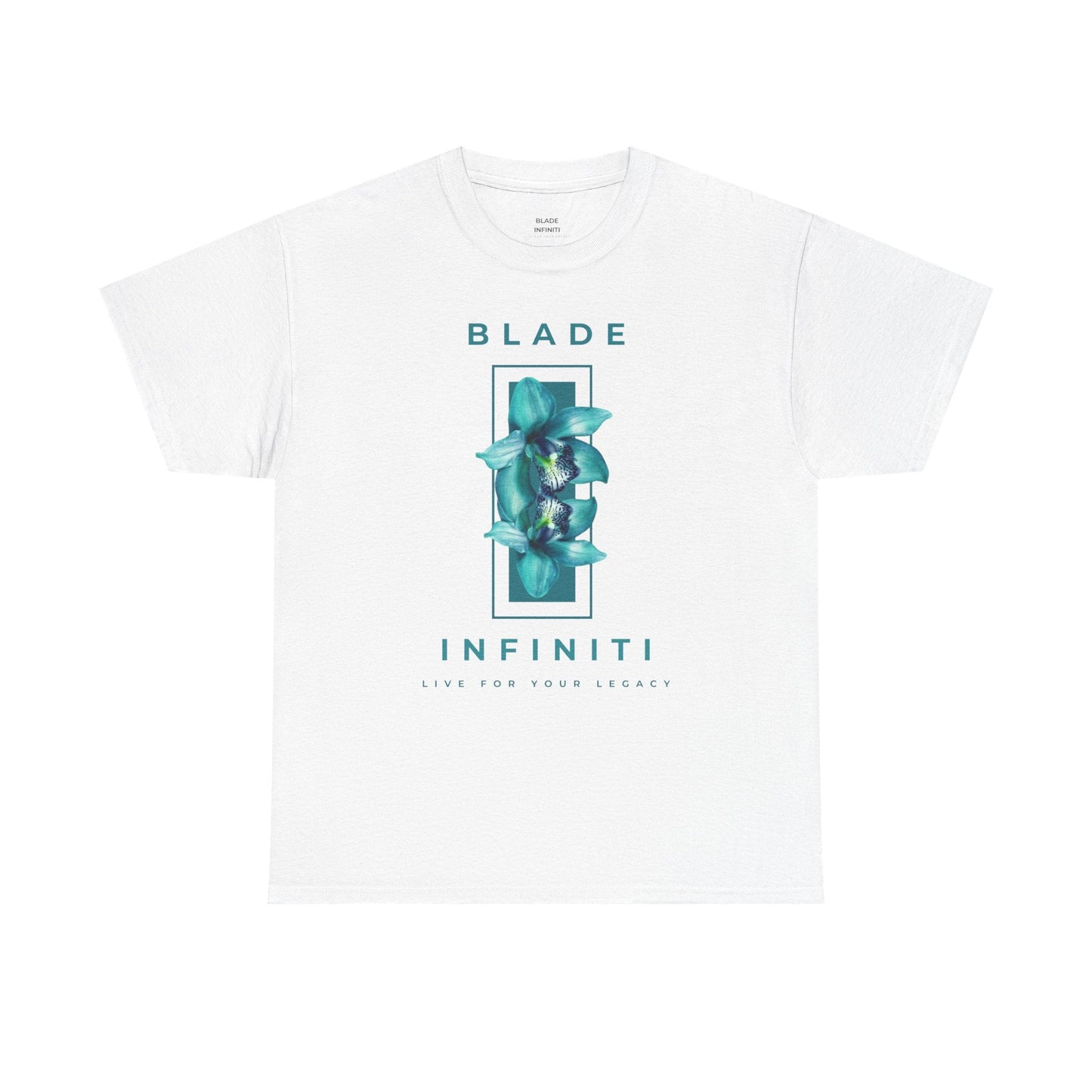 Essence of Infiniti Teal Floral T-Shirt