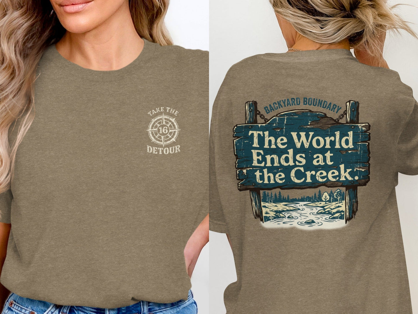 The Creek Boundary Rustic Horizon T-Shirt