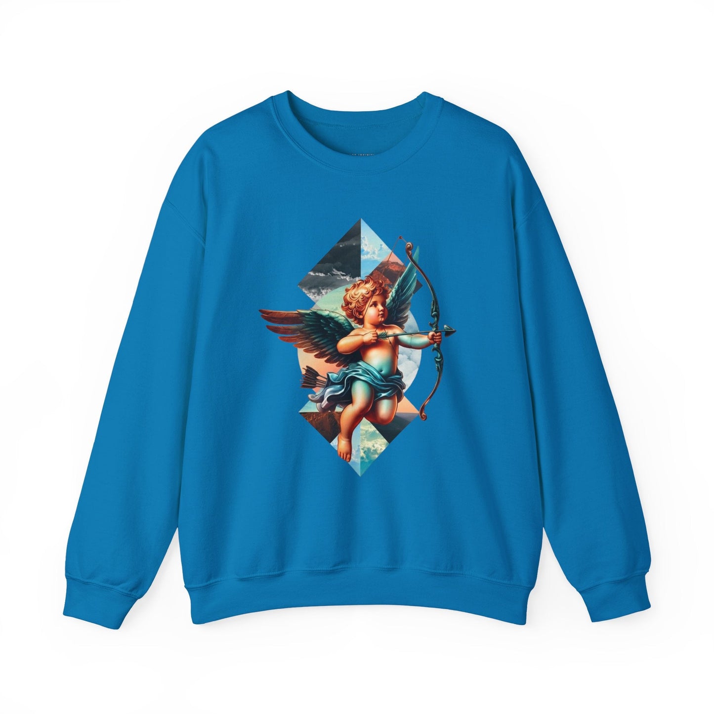Cupid's Bow Blue + Arrow - Love, Infiniti Unisex Crewneck Sweater