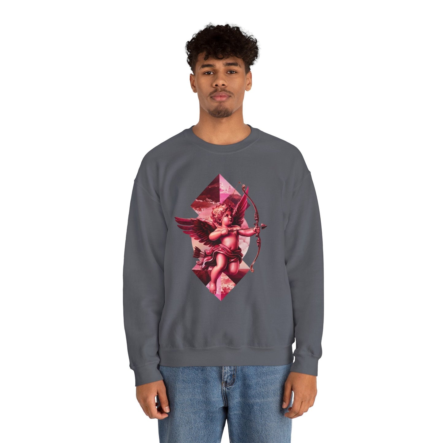 Cupid's Bow + Arrow - Love, Infiniti Unisex Crewneck Sweater