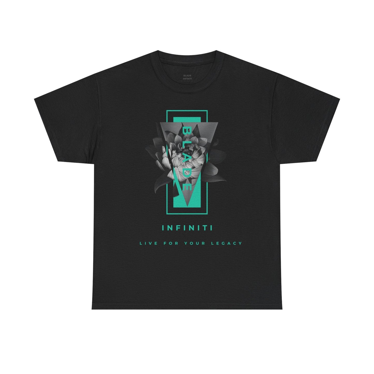 Flora Essence Aqua Teal TX Floral T-Shirt