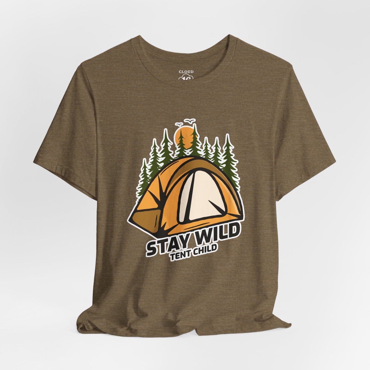 Stay Wild Adventure Camping T-Shirt - Outdoor Nature Lover Gift