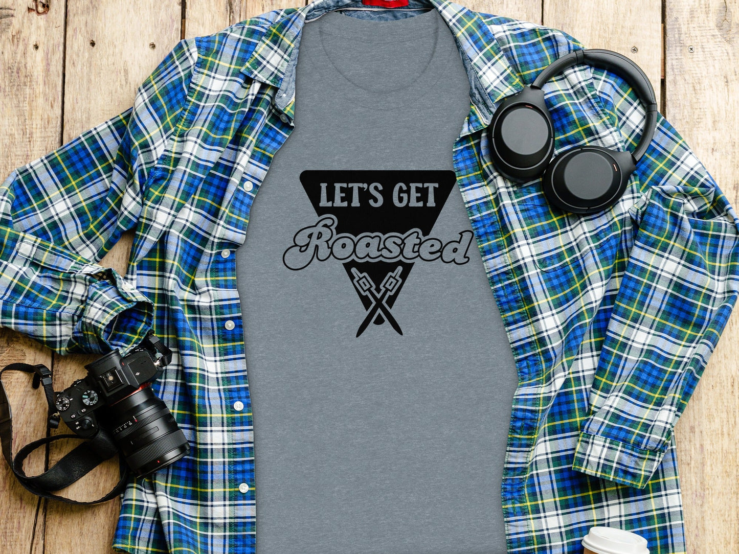 Let's Get Roasted Marshmallow Roasting Sticks T-Shirt
