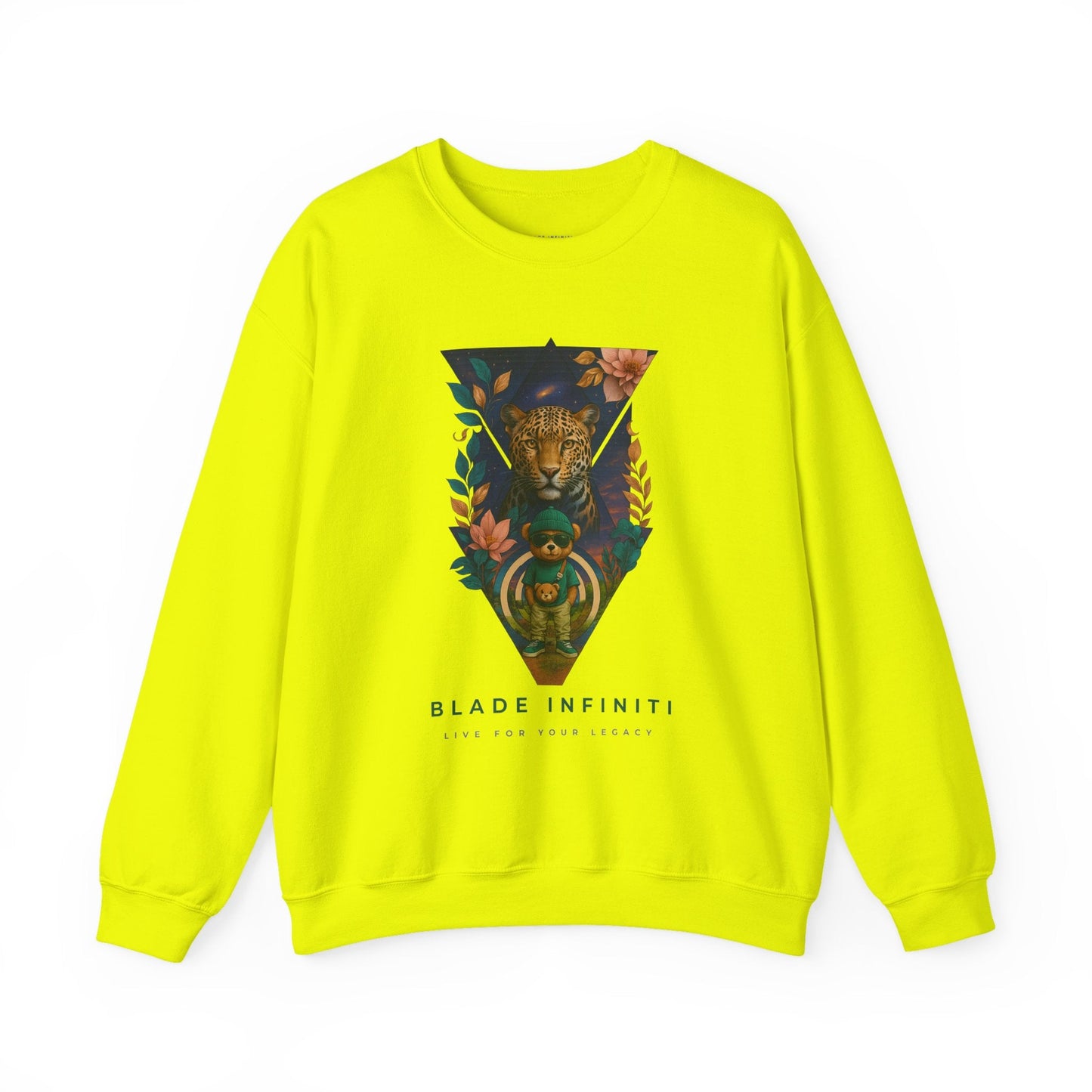 Bladeverse Galactic Teddy/Leopard Unisex Crewneck Sweater