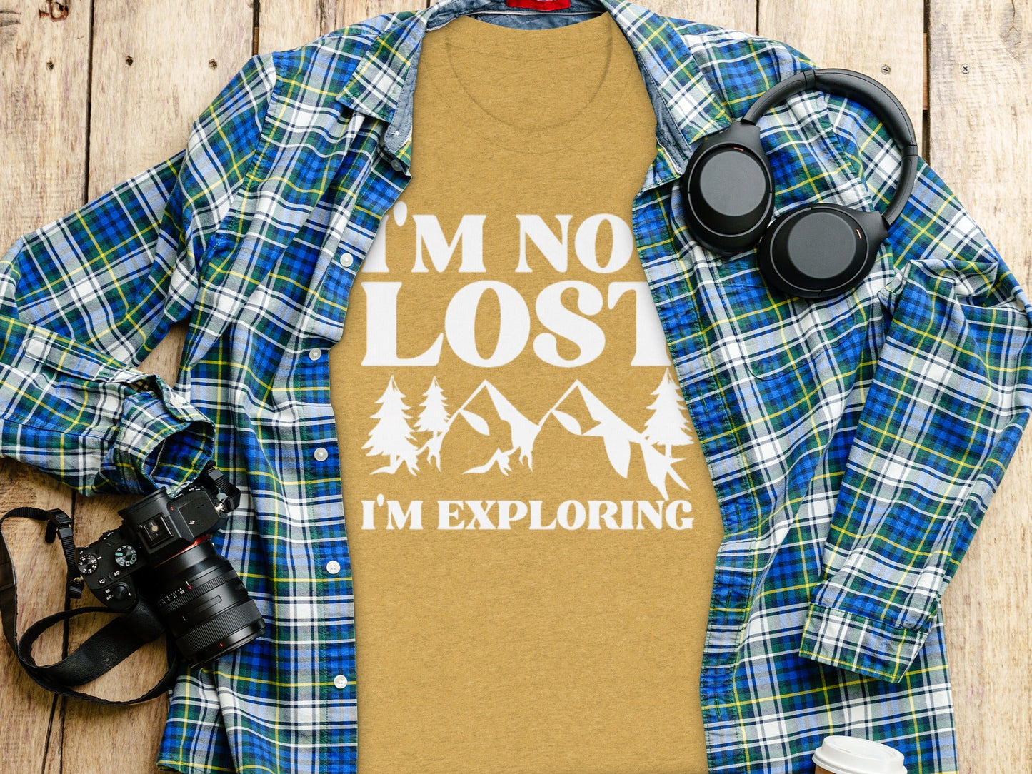 I Am Not Lost I Am Exploring Outdoors Nature T-Shirt