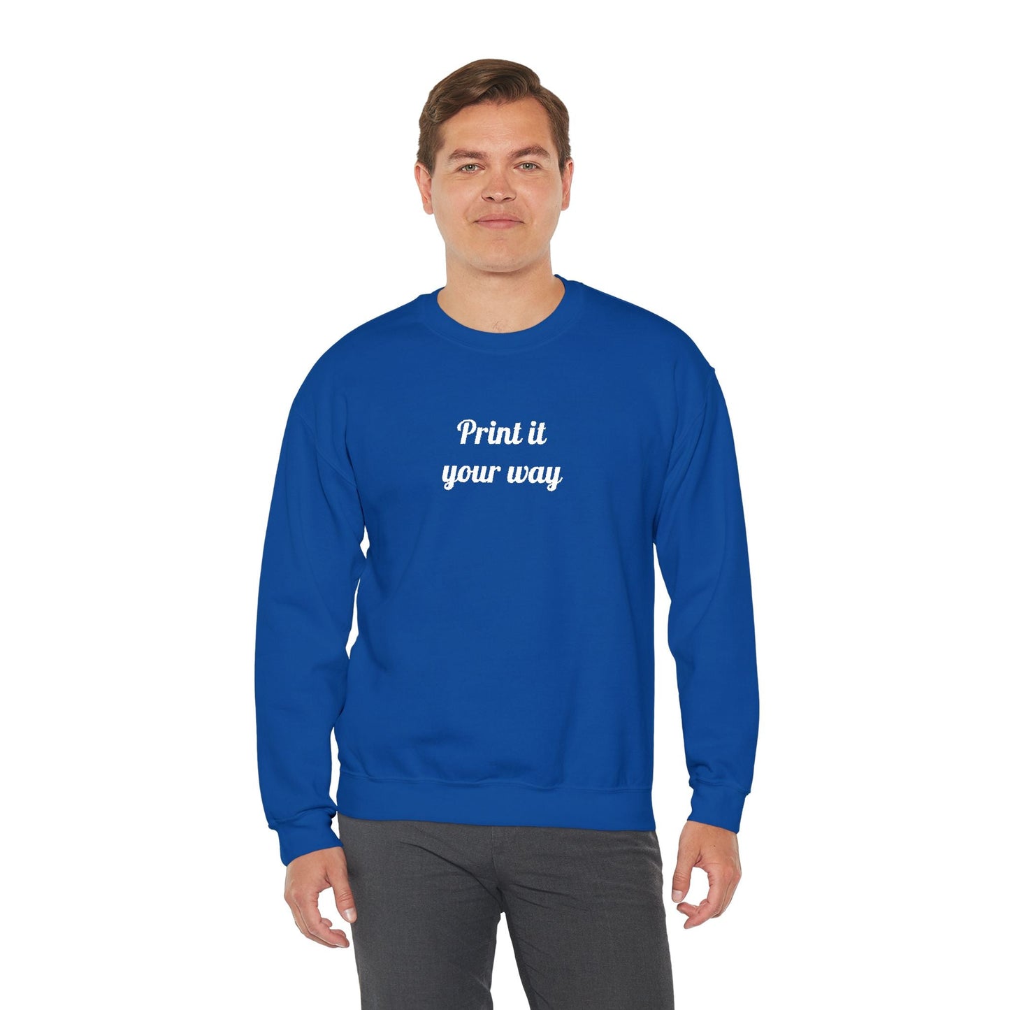 Embroidery Personalization - Unisex Crewneck Sweater (Make It Yours)