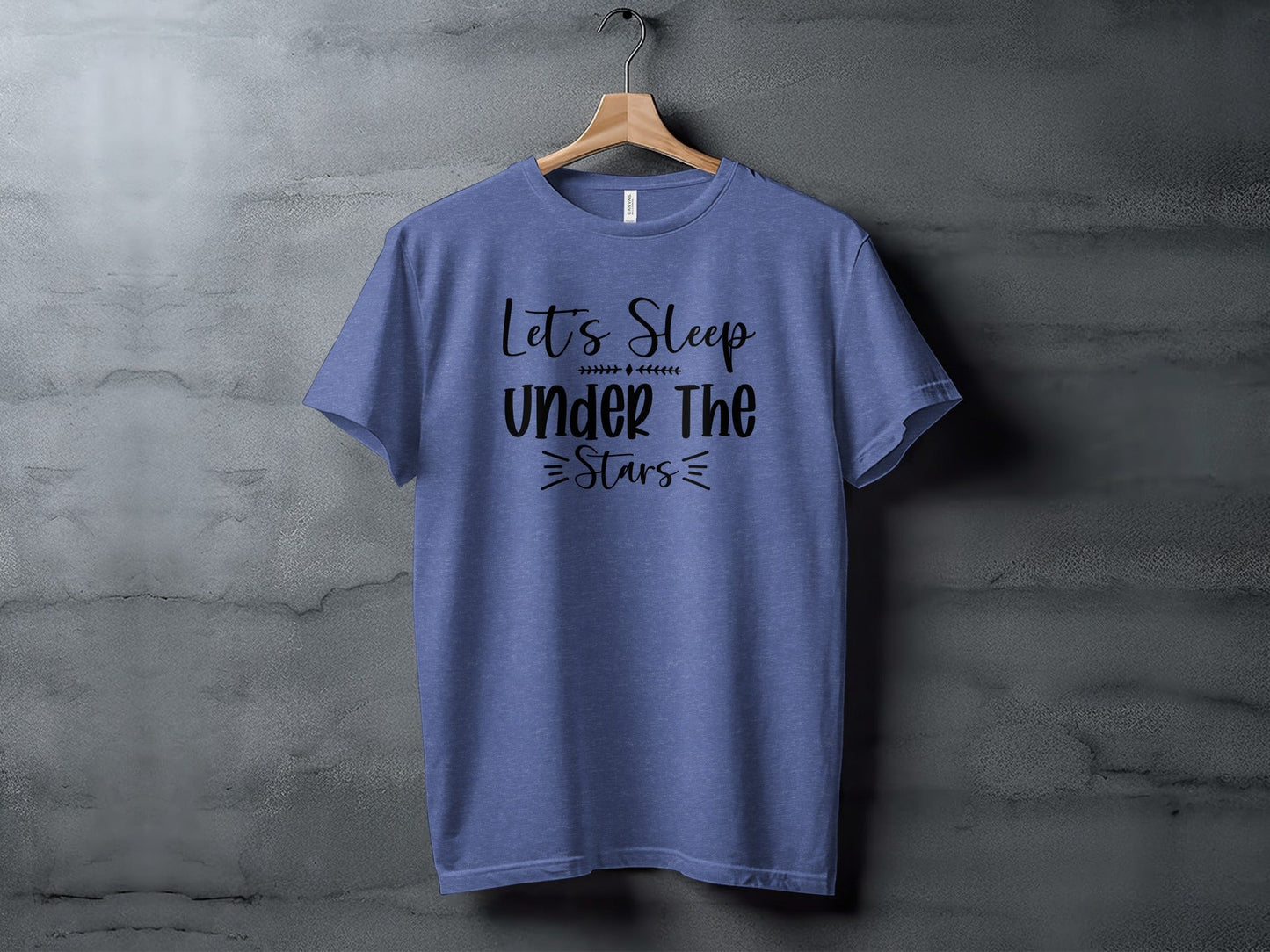 Let Us Sleep Under The Stars Fun Graphic T-Shirt