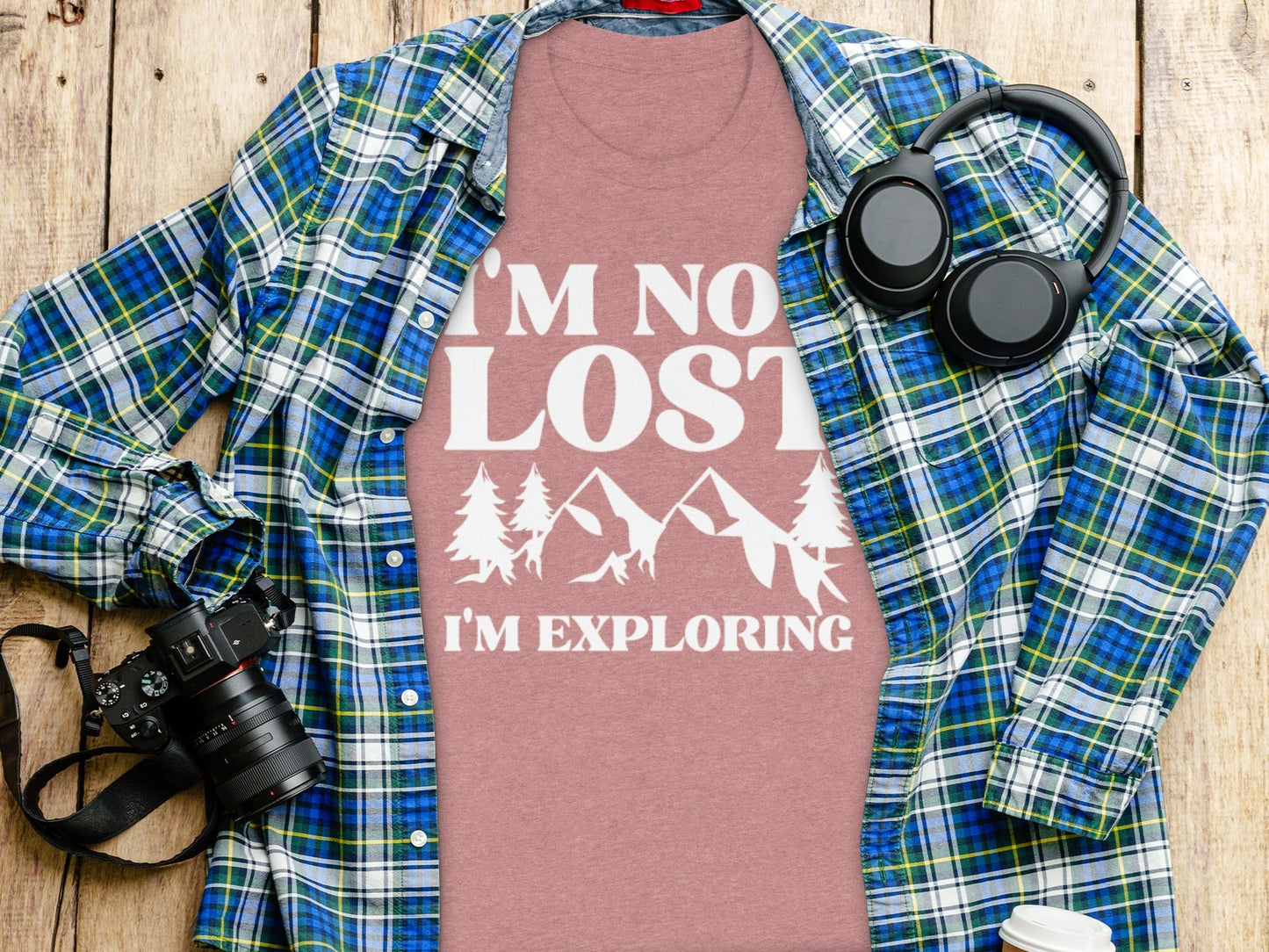 I Am Not Lost I Am Exploring Outdoors Nature T-Shirt