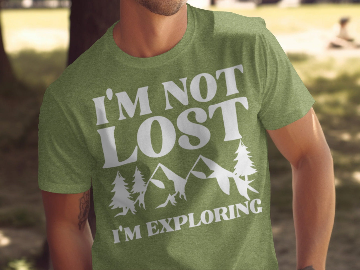 I Am Not Lost I Am Exploring Outdoors Nature T-Shirt