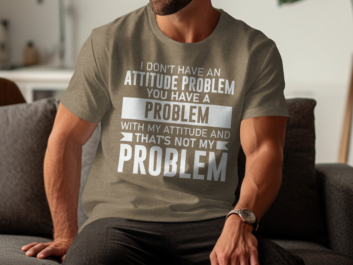 I Don't Have An Attitude Problem Funny Sarcastic T-Shirt