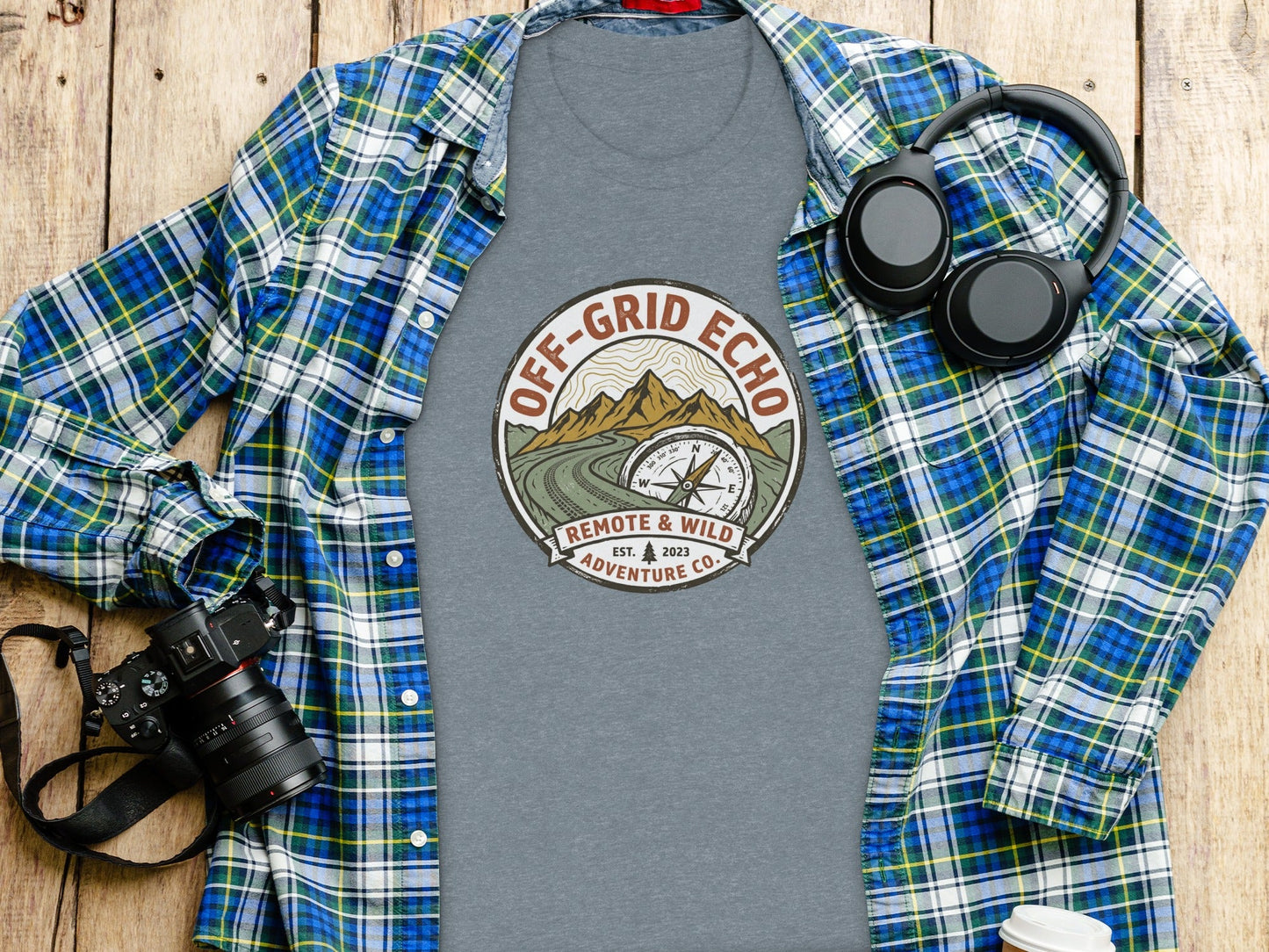 Off-Grid Echo Explorer: The Explorer's Adventure Tee
