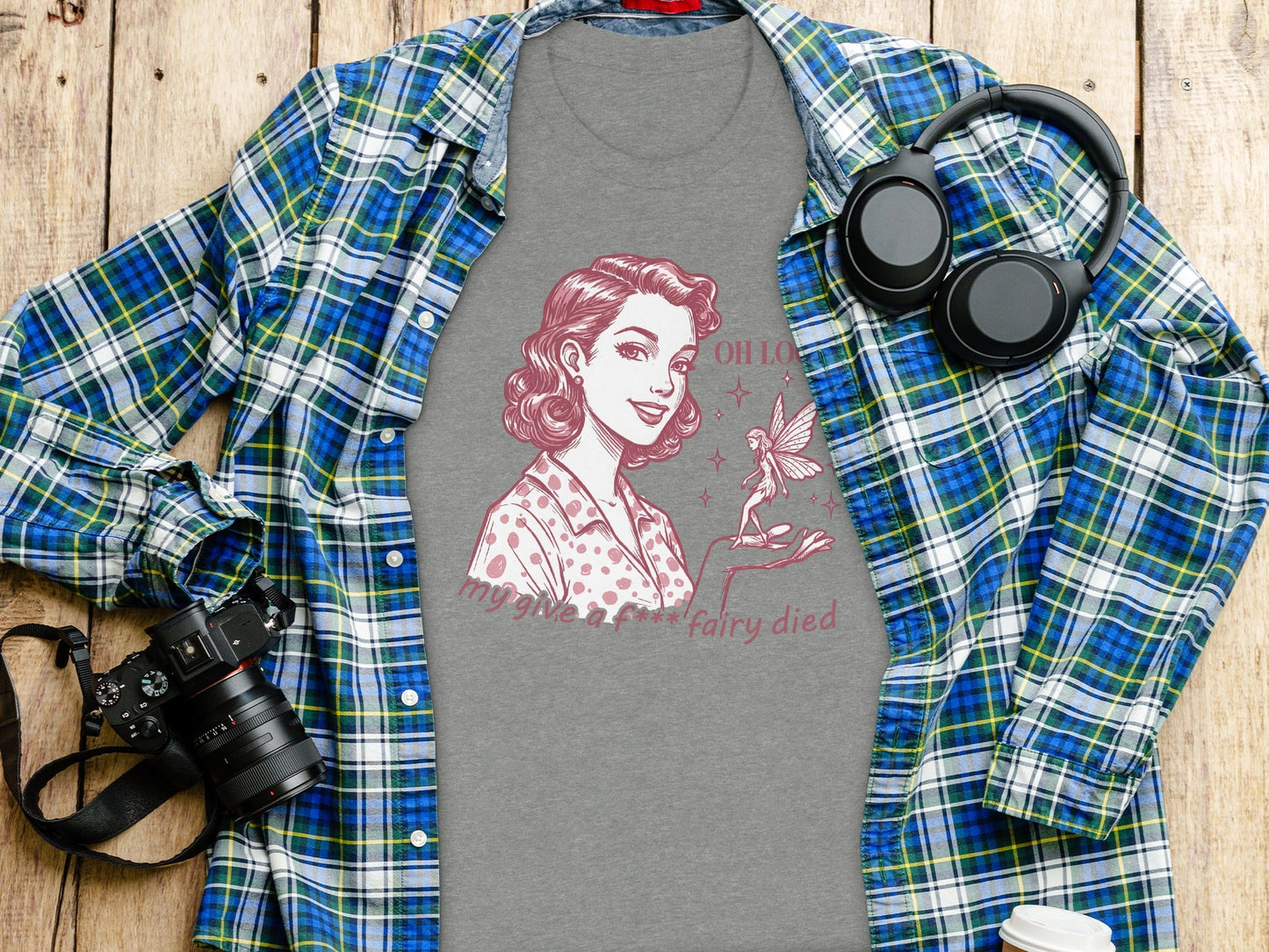 My Give A F Fairy Died Funny Attitude Graphic T-Shirt
