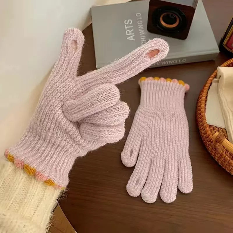 Fingerless Knitted Gloves