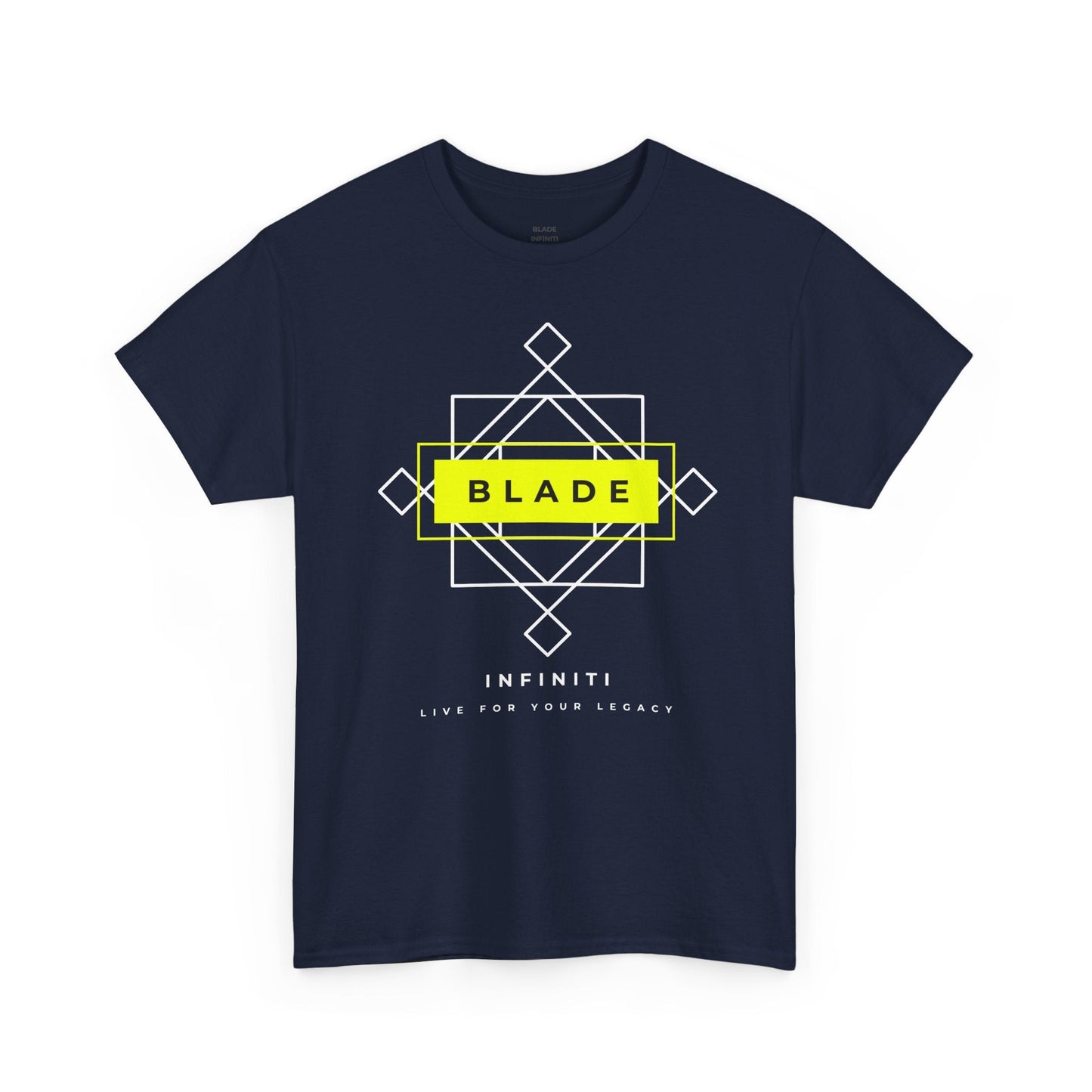 Geometric Infiniti Neon Green/White T-Shirt