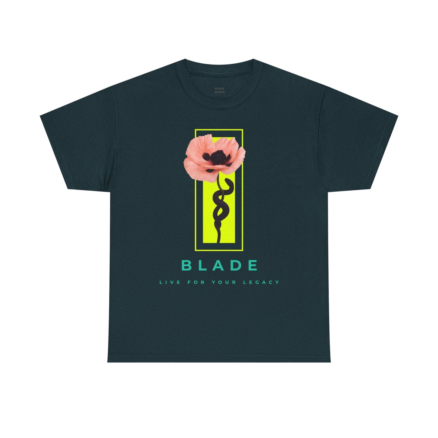 Venom Blossom Pink/Indigo/Neon Green Floral T-Shirt