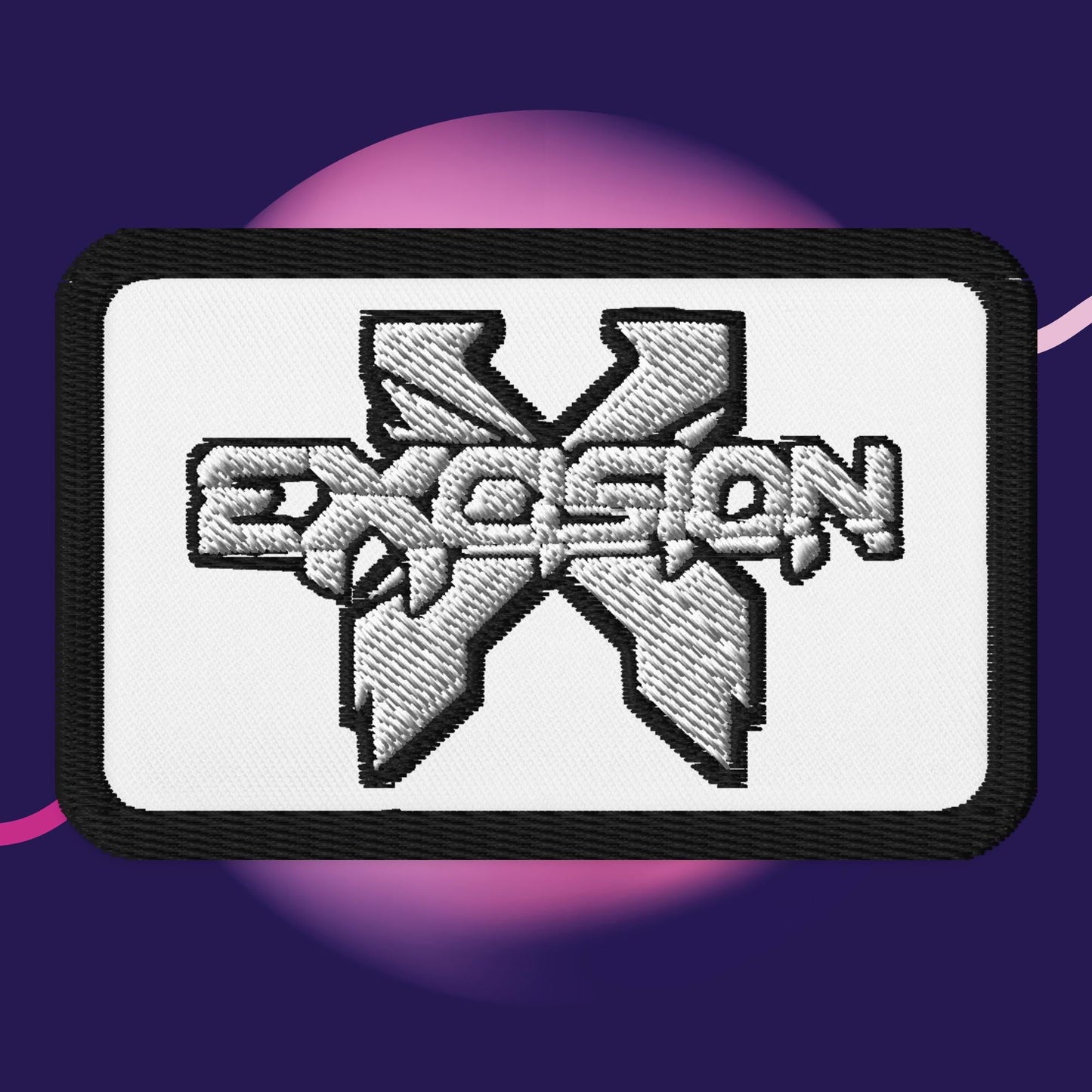 Excision Embroidered Iron-on Festival Patches