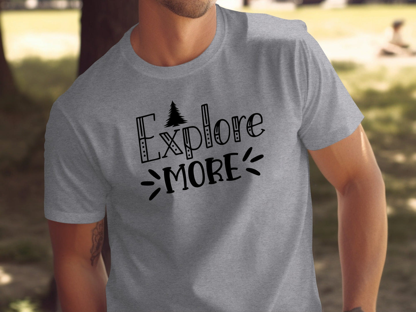 Explore More Pine Tree Design Adventure Inspiration T-Shirt