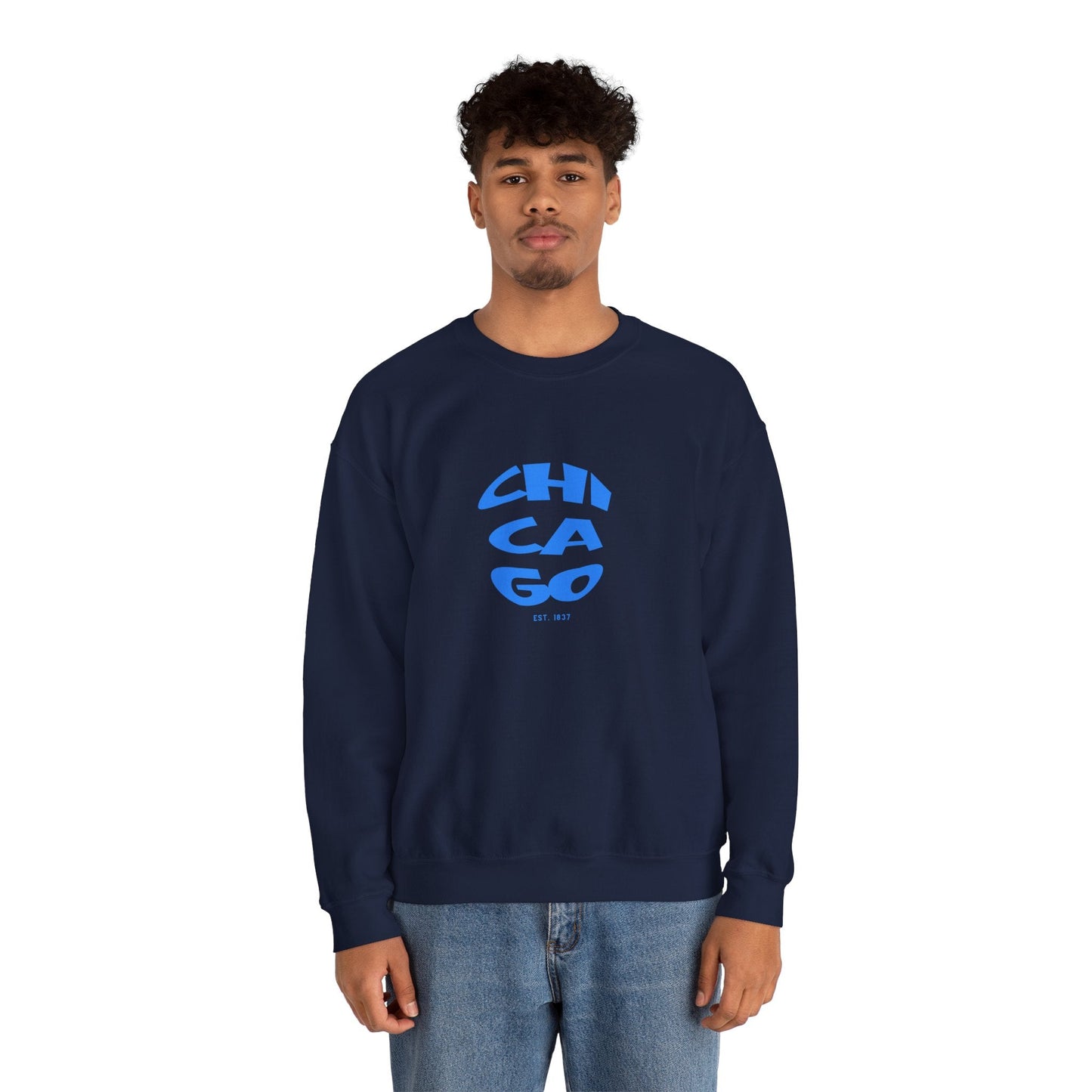 Cool CHICAGO Crewneck Sweatshirt