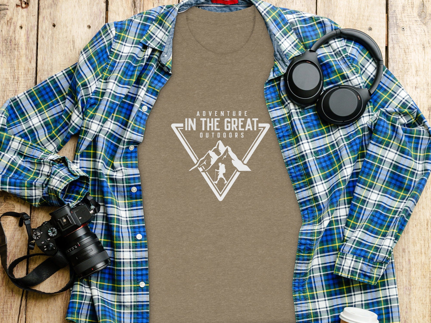 Adventure In The Great Outdoors Mountains T-Shirt