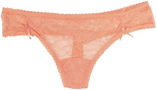 Lace Thong with Bows