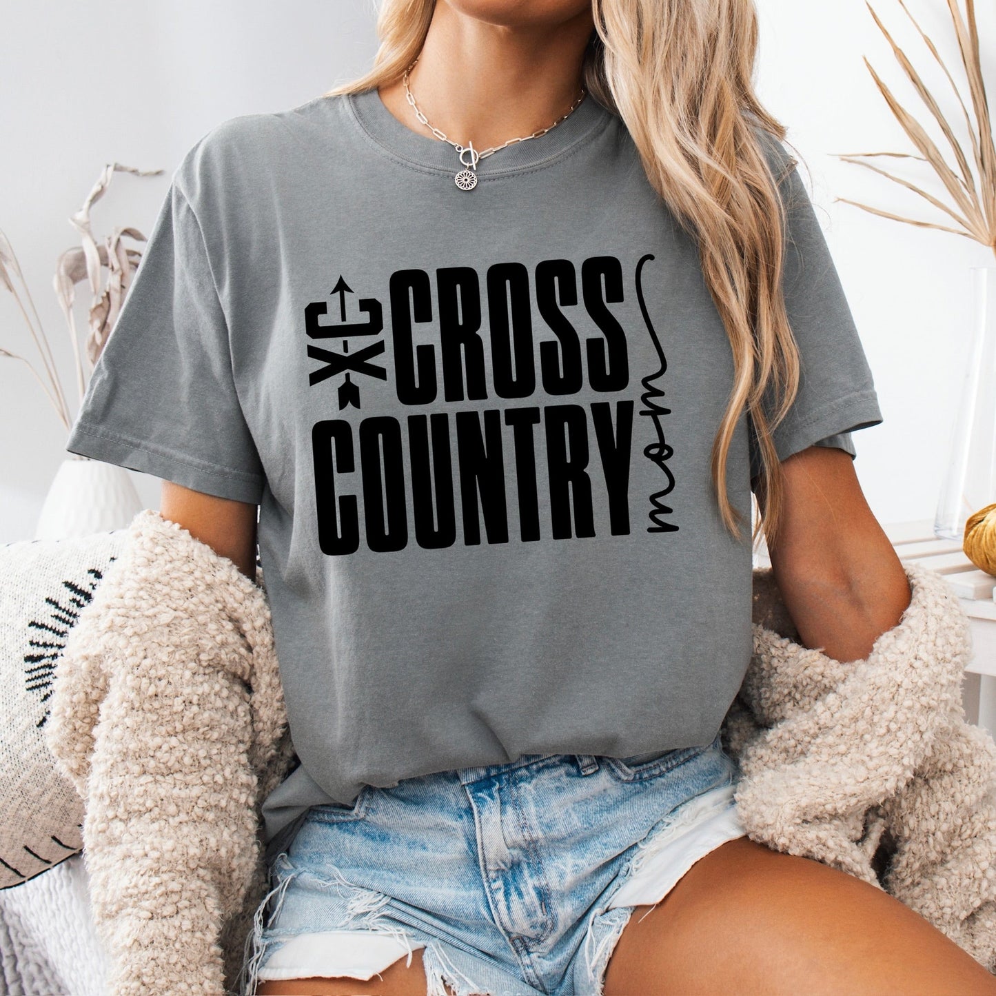cross country mom screen print transfer