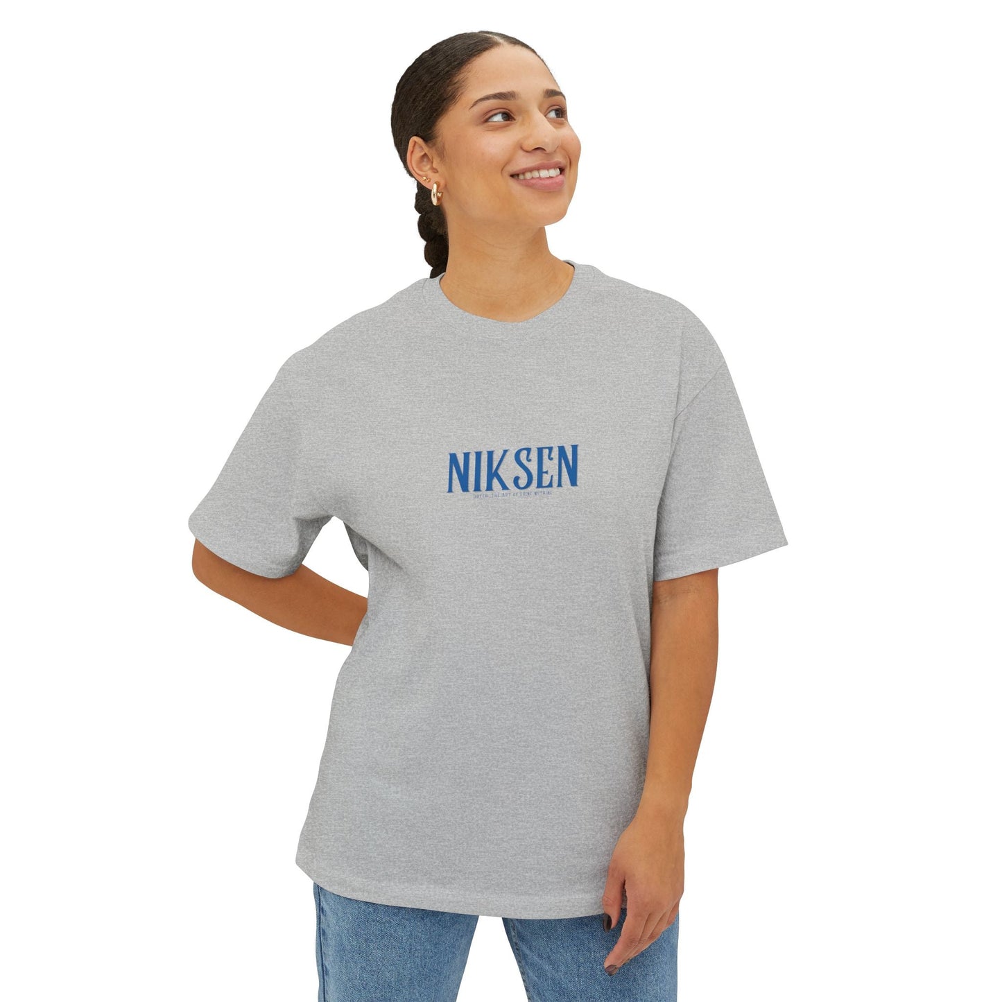 Niksen -the Dutch Art of Doing Nothing- Tee — Oversized Boxy T-Shirt