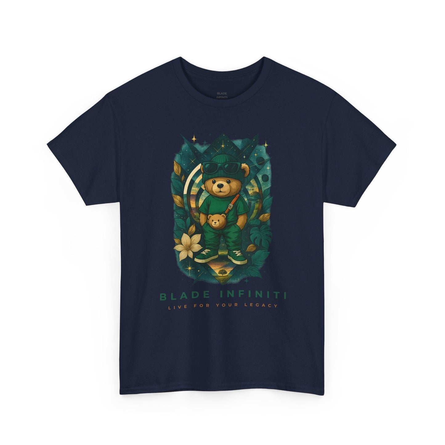 Galactic Jungle Teddy Bear/Nature T-Shirt