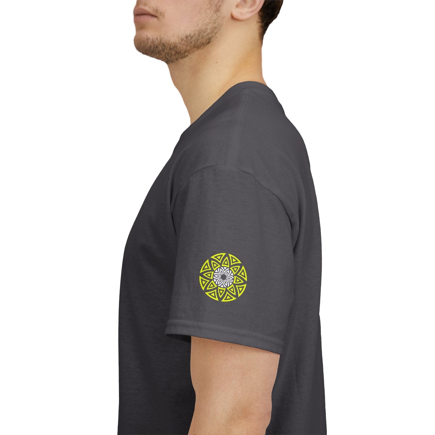 Geometric Odyssey Neon Green TX T-Shirt