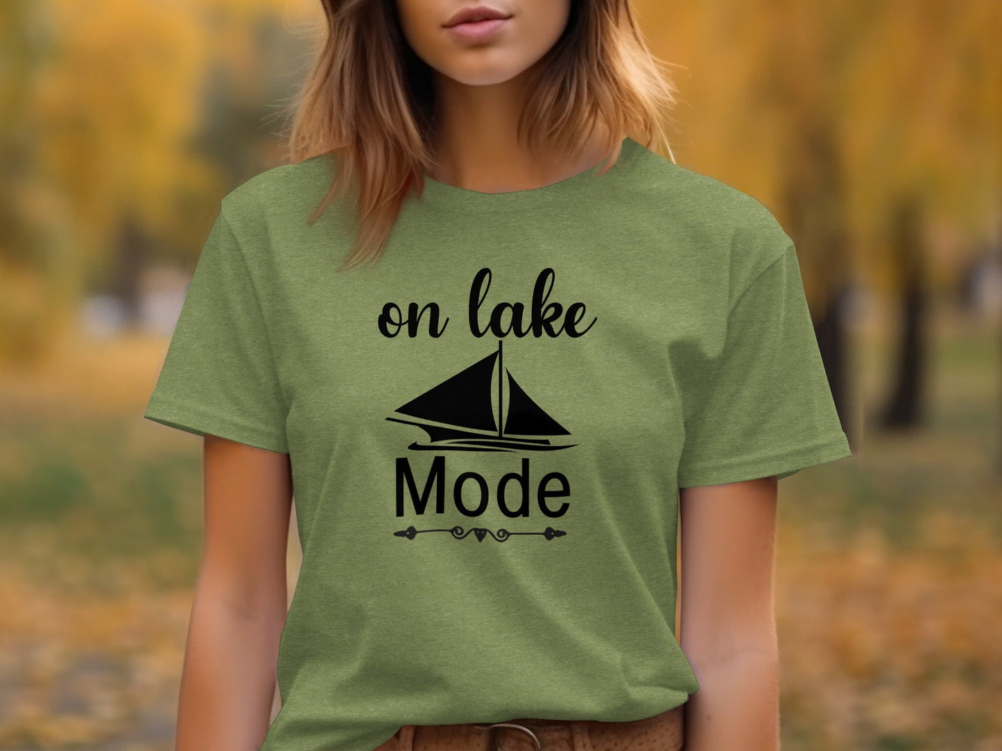 On Lake Mode Boat Vacation Summer Holiday Trip T-Shirt