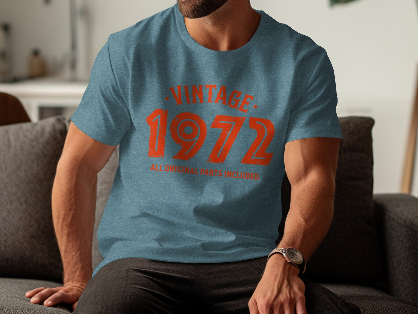 Vintage 1972 All Original Parts Included Design T-Shirt