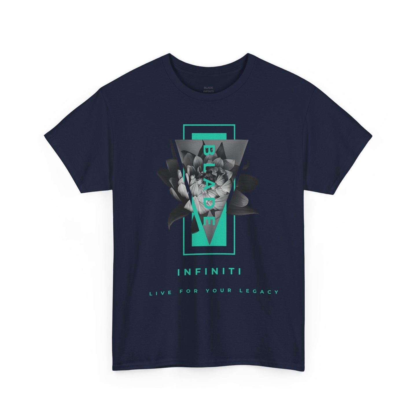 Flora Essence Aqua Teal TX Floral T-Shirt