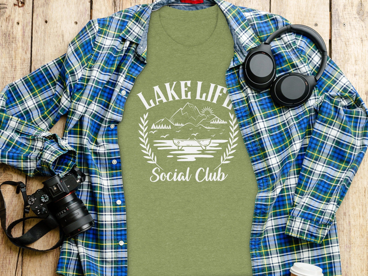 Lake Life Social Club Boating Outdoor Activity T-Shirt