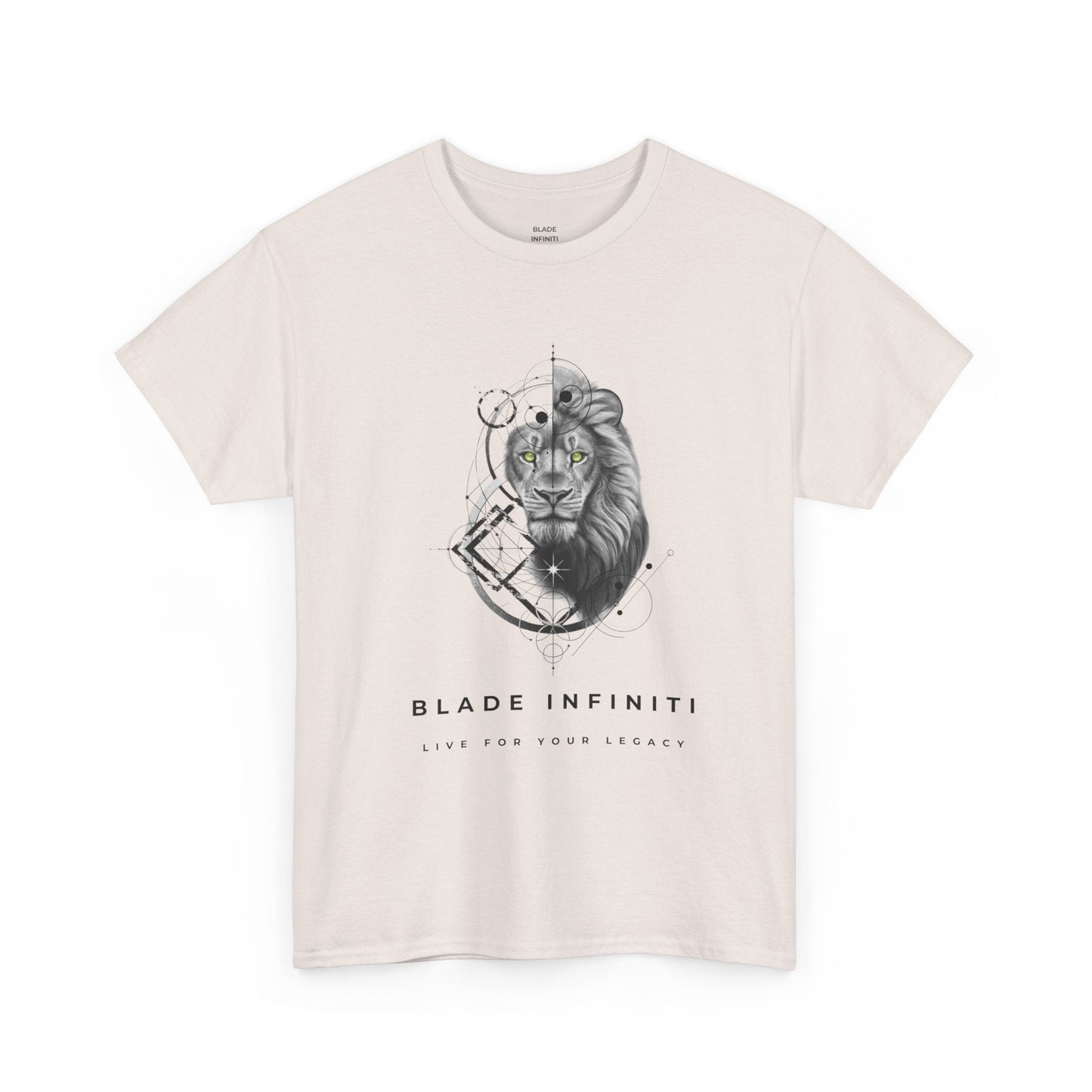 Geometric King Black Version 4 TX Lion T-Shirt