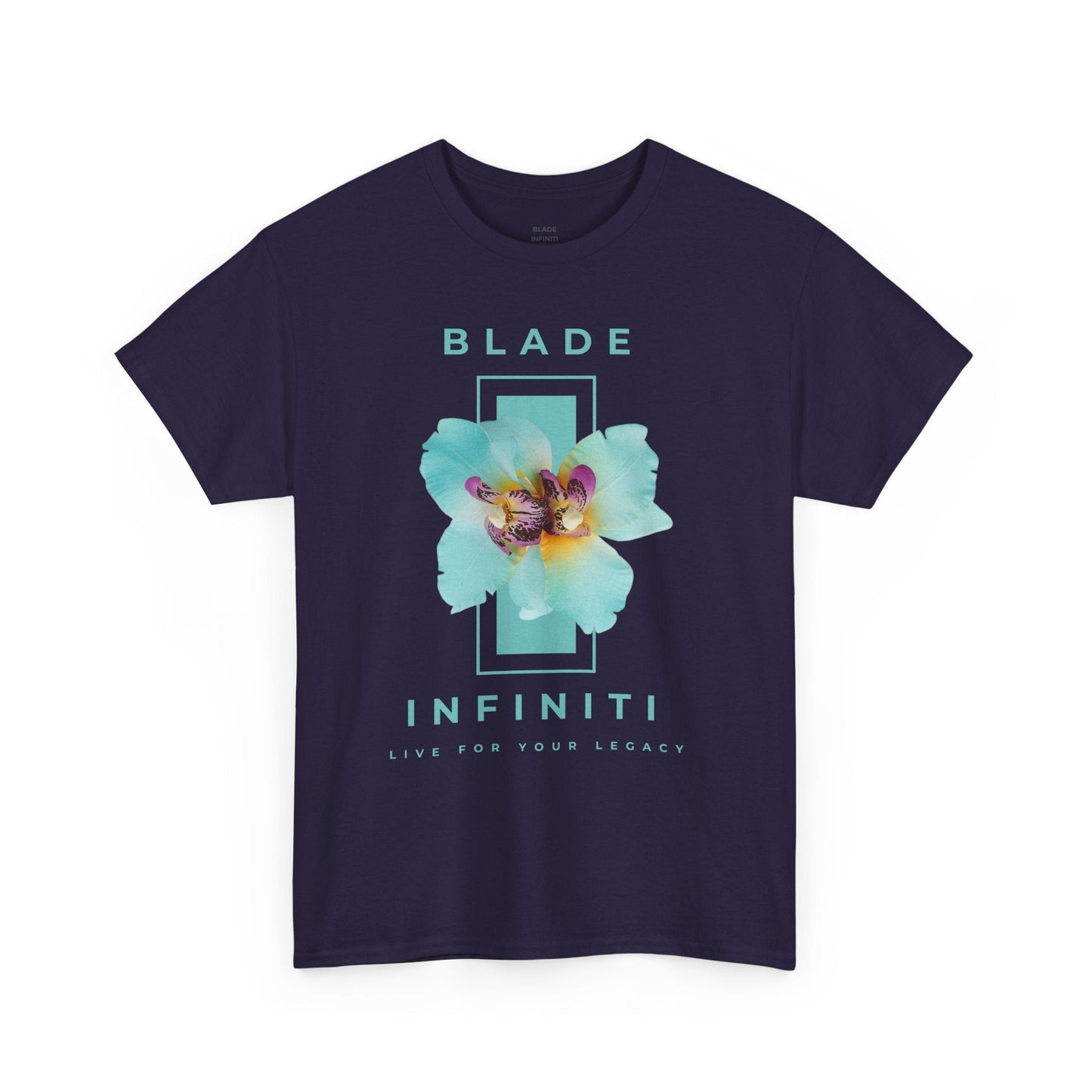 Essence of Infiniti Light Aqua Floral T-Shirt