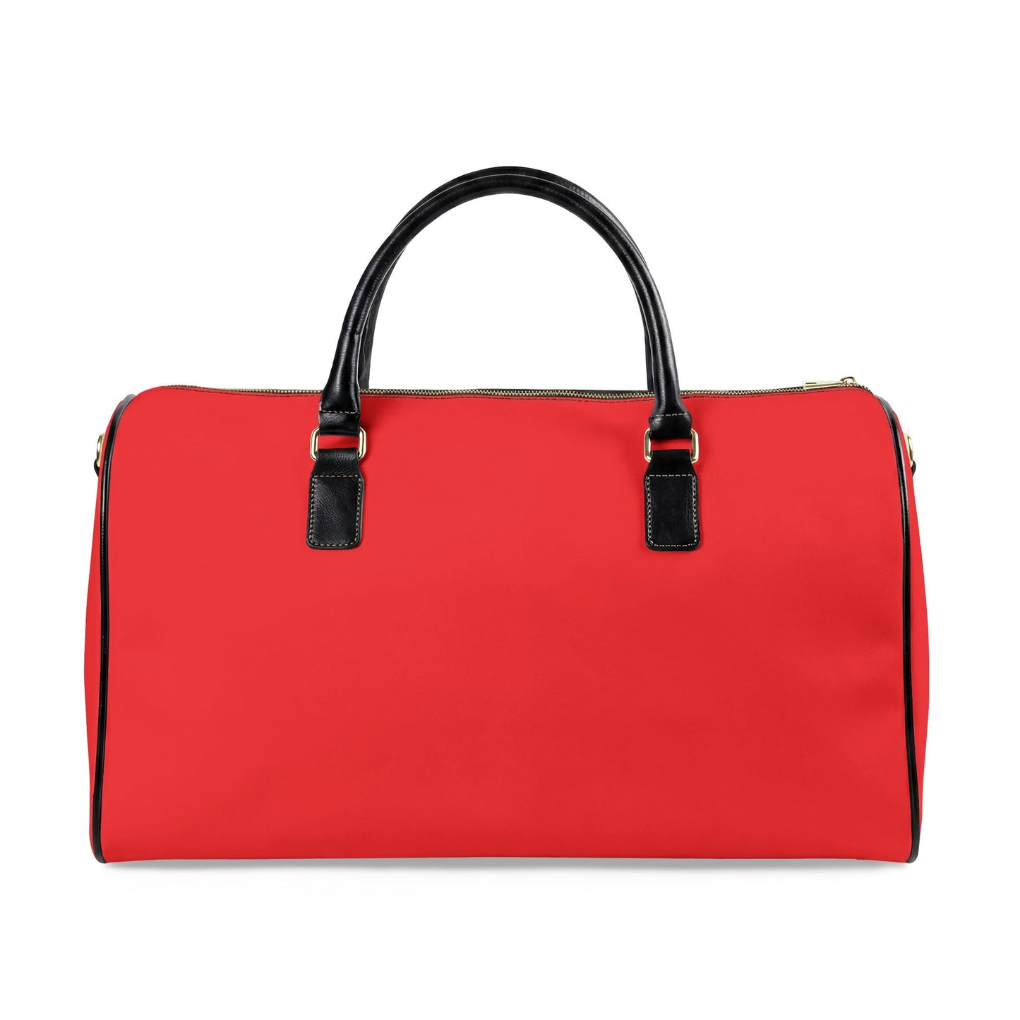 Paris Je T'aime Leather Weekender Bag — RED Travel Duffle