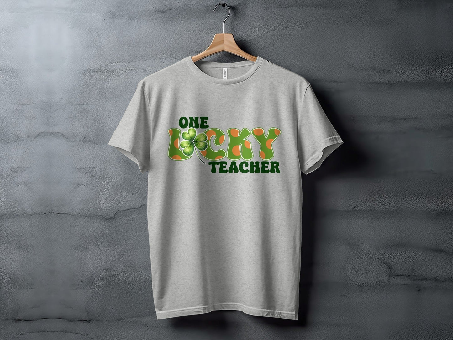 One Lucky Teacher T-Shirts, St Patricks Day Teacher Shirts, Shamrock T-Shirts, Teacher Gifts, Teacher Appreciate T-Shirts, Gifts for Teacher