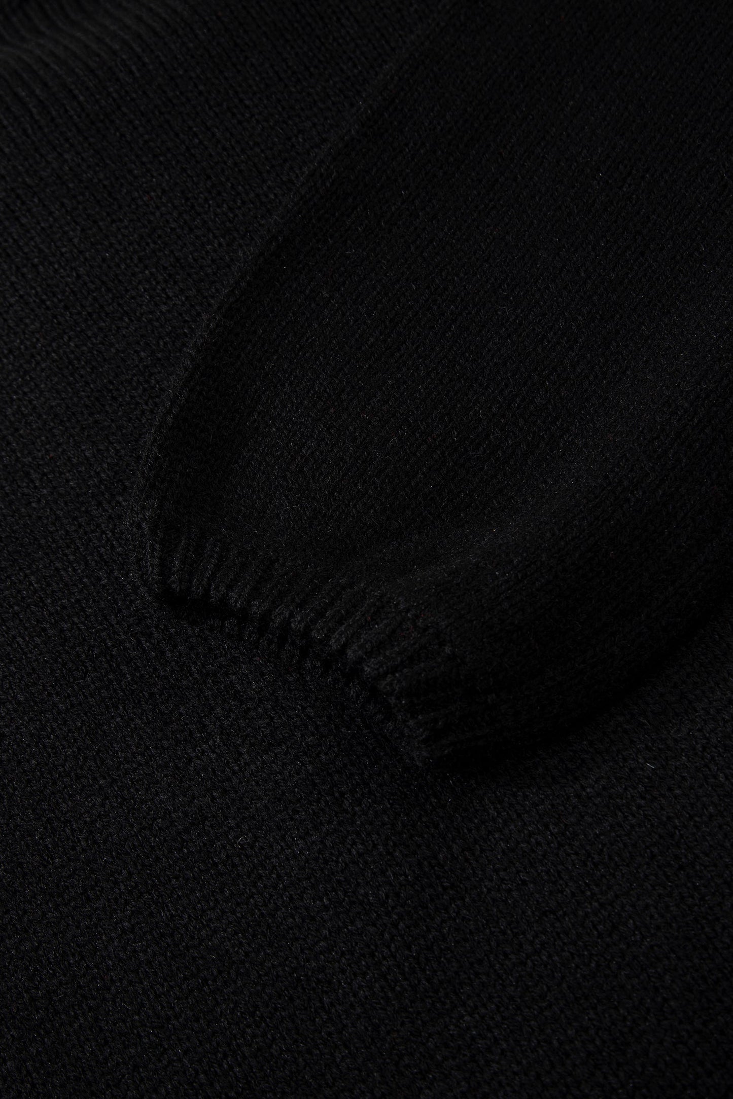 Black Bow Backless Bubble Sleeve Sweater