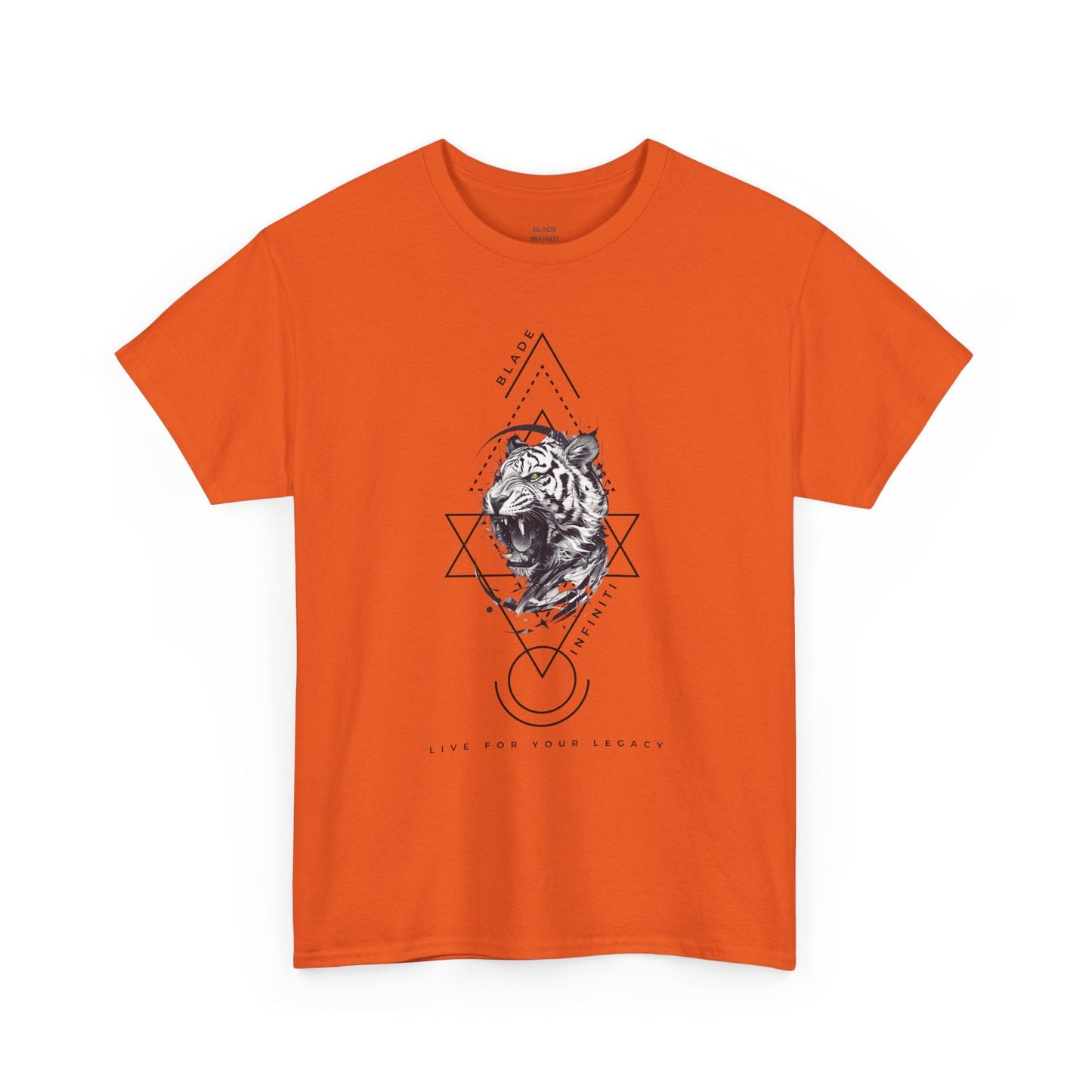 Geometric King Black TX Tiger T-Shirt
