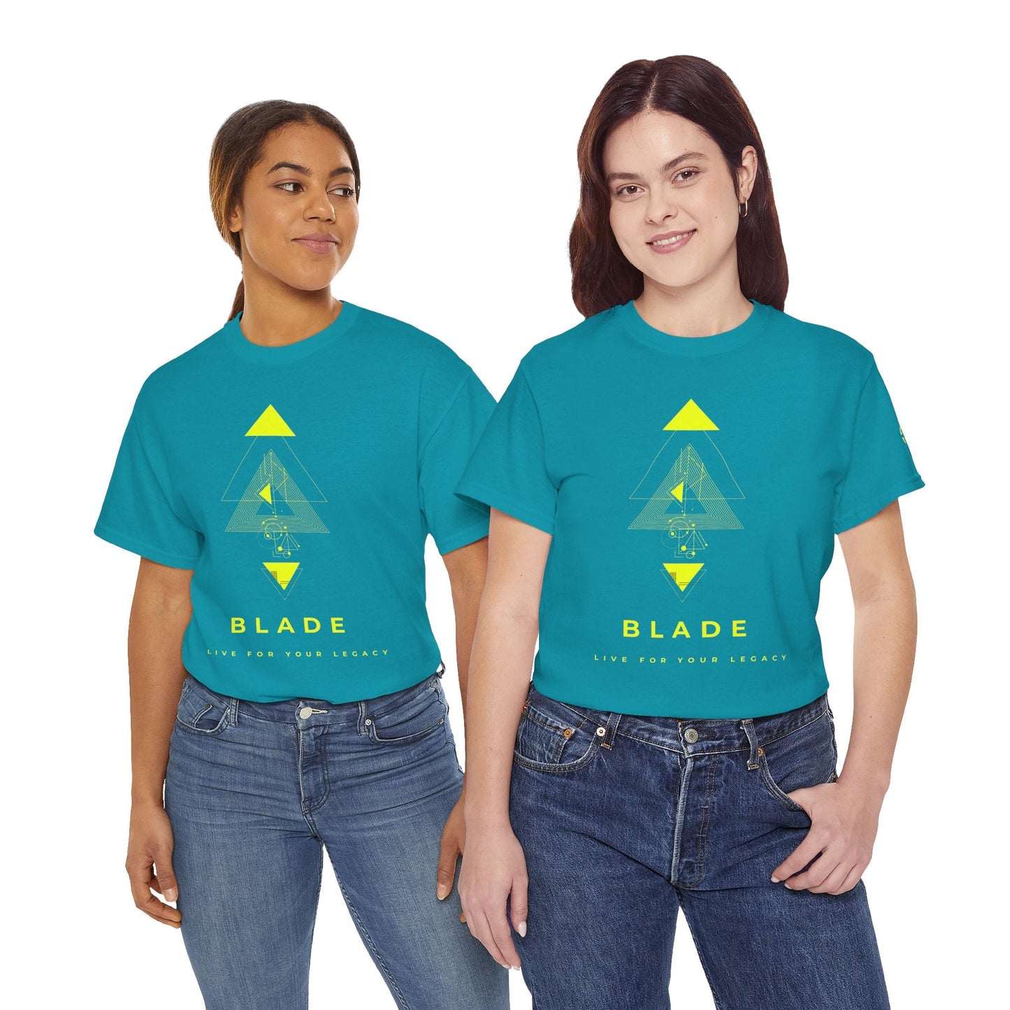 Geometric Odyssey Neon Green TX T-Shirt