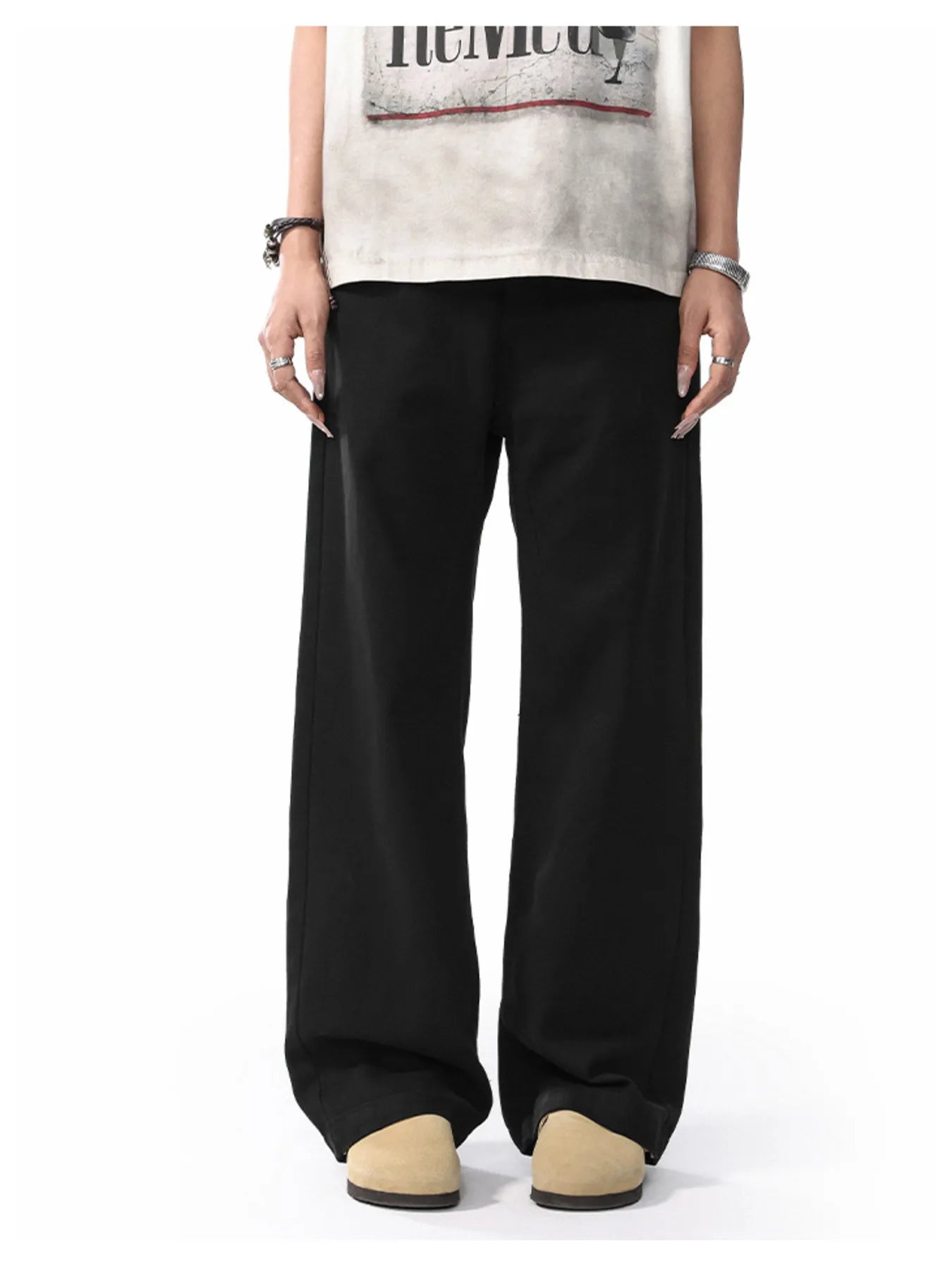 Men's Wide Leg Casual Pants