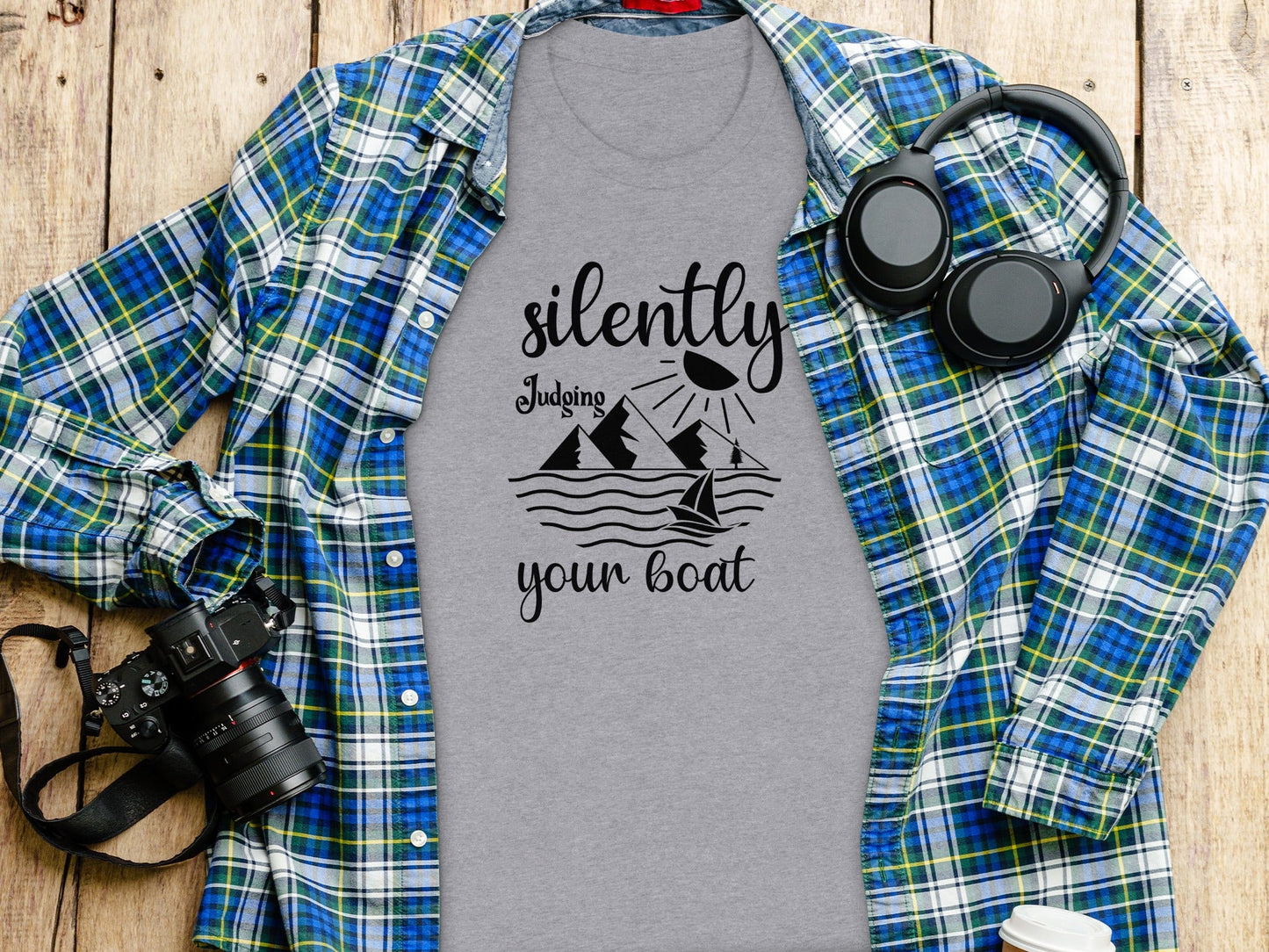 Silently Judging Your Boat Sailing Adventure T-Shirt