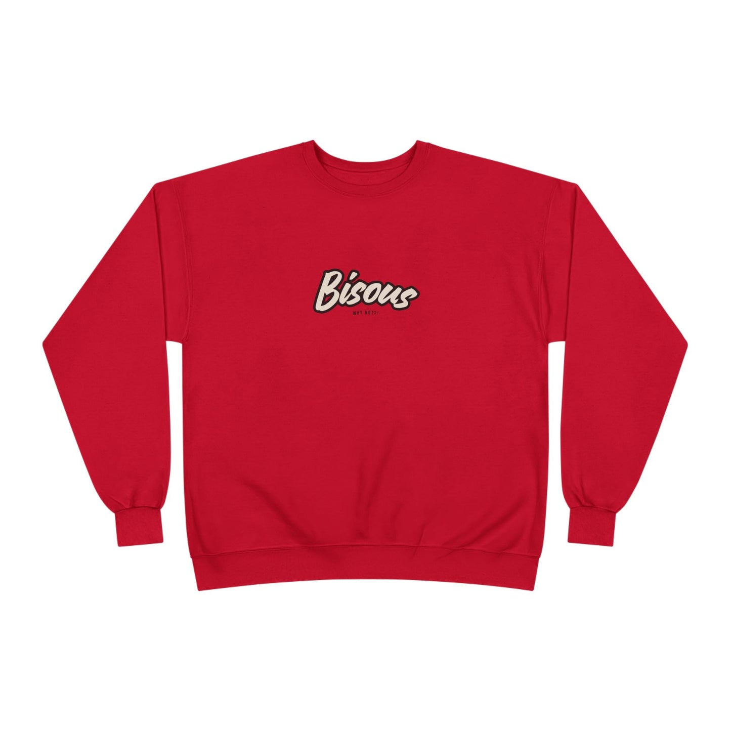 Cute BISOUS Crewneck Sweatshirt