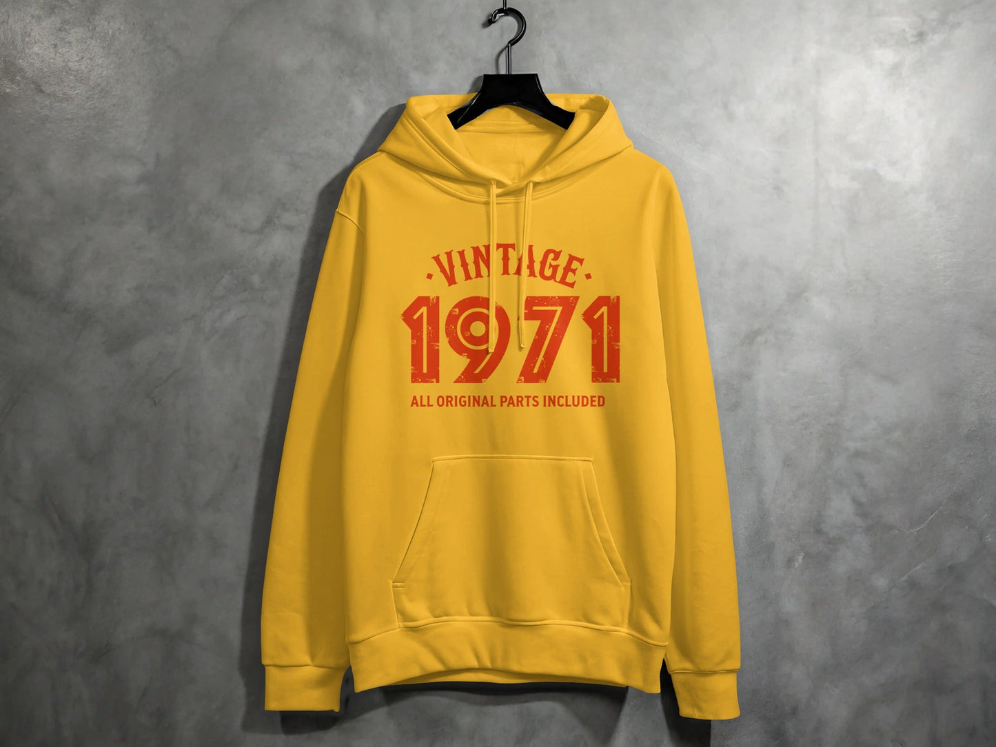 Vintage All Original Parts Included 1971 Birthday Hoodie