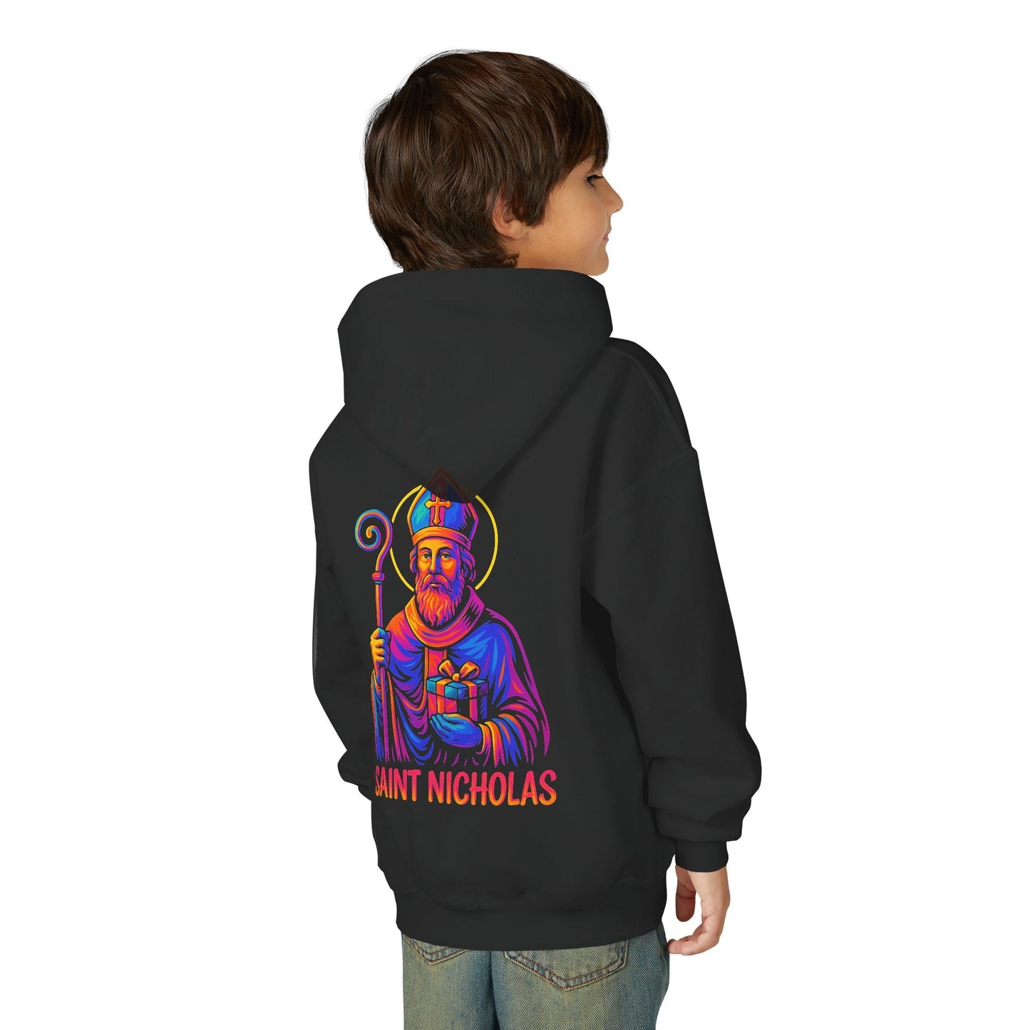 St. Nicholas | Kids Catholic Hoodie | Real St. Nick
