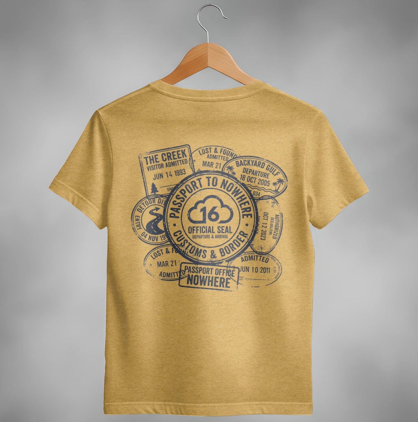 Passport to Nowhere Stamp T-Shirt