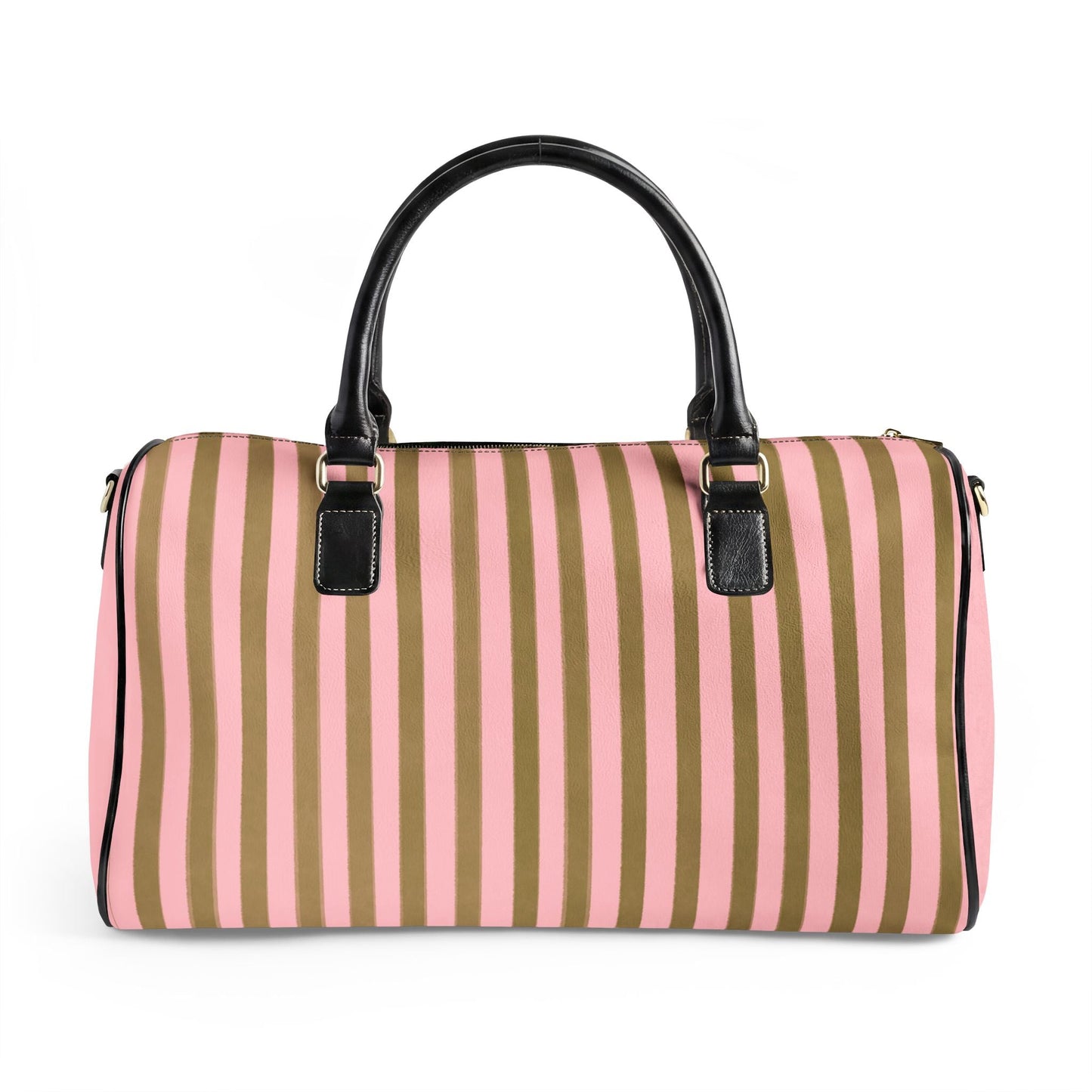 Women's Leather Travel Bag, MON SAC – Classic Feminine Weekender Duffle