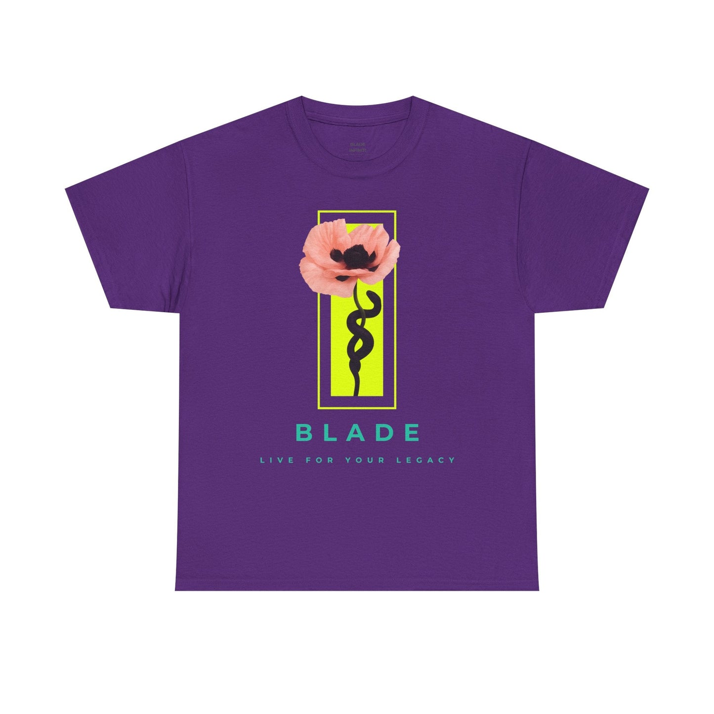 Venom Blossom Pink/Indigo/Neon Green Floral T-Shirt