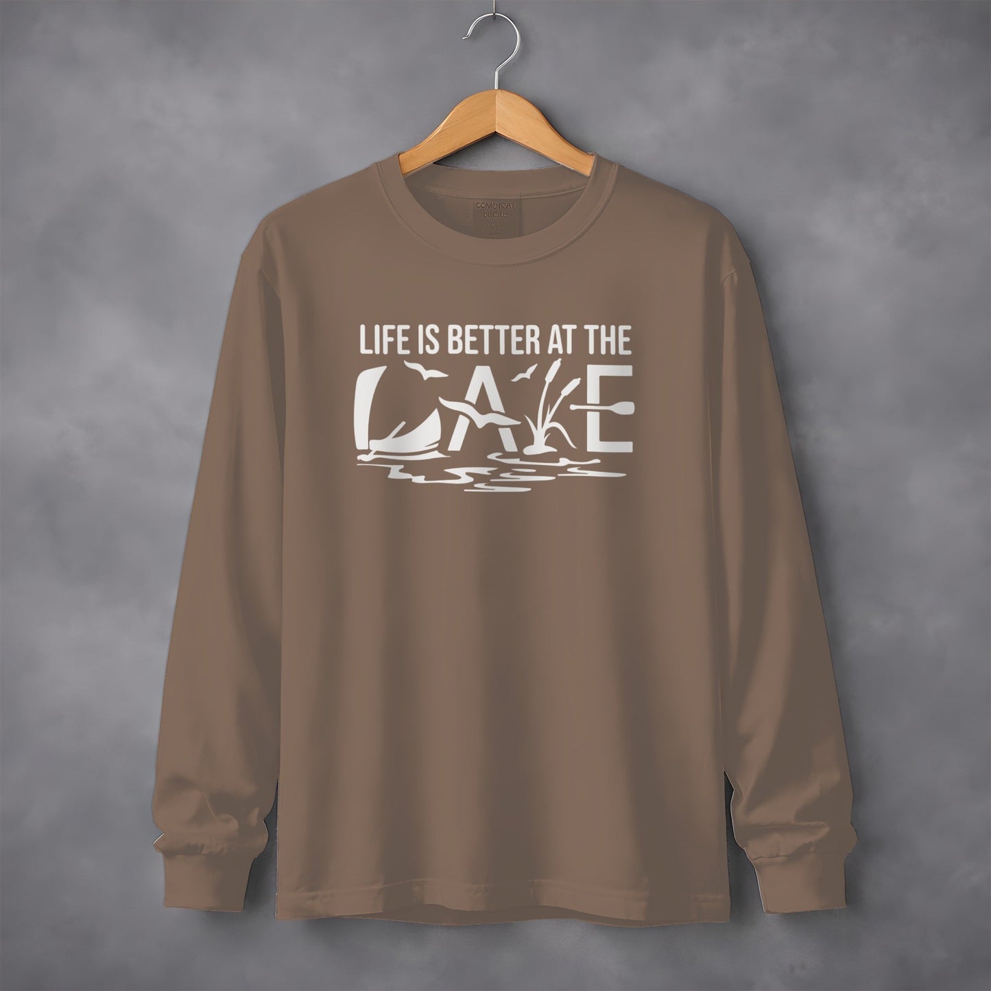 Life is Better at the Lake Outdoors Recreation Long Sleeve T-Shirt