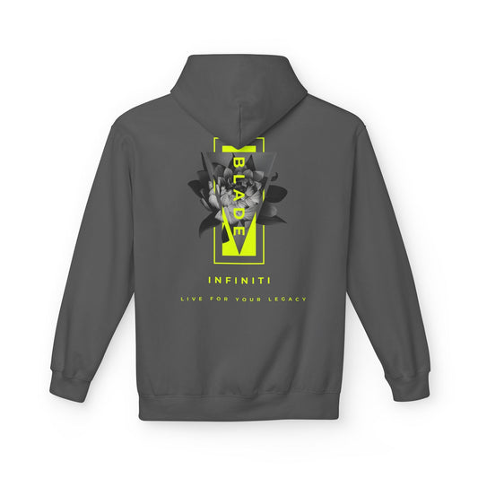 Flora Essence Neon Green TX Floral Hoodie